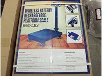    Wireless Battery Rechargeable Platform Scale