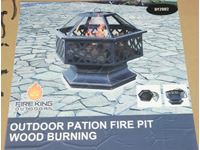    Outdoor Wood Burning Fire Pit