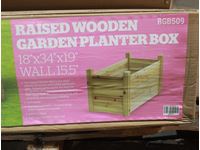    Raised Wooden Garden Planter Box