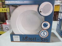    (5) 6" Dimmable Led Retrofit Recessed Lights (new)