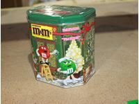    M&M Happy Holidays Candy Can