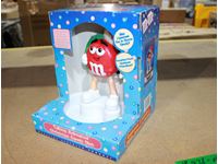    M&M Talking Animated Christmas Candy Dish