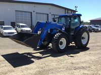  New Holland TS-135A MFWD Loader Tractor