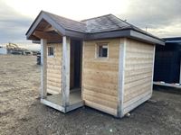    8 x 12 Wood Built 2 Room Playhouse (unfinished inside)