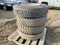    (4) 11R24.5 Tires & Rims