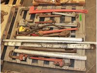    Pallet of Pipe Wrenches & Snipes