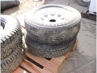    (2) Trailer Tires on Rims