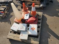    Pallet of First Aid Kits & Safety Cones