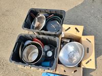    Pallet of Camping Parts & Pans