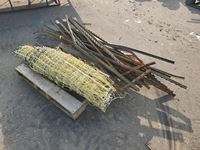    Pallet of T Post / Misc Rope Fence
