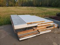    Pile of Steel Insulated Panels