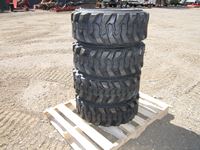    (4) Skid Steer 10-16.5 Tires (new)