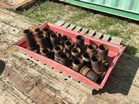    (3) Trays of 4" Hammer Union Fittings