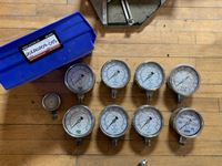    Qty Of Misc Pressure Gauges