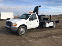 2001 Ford F450 Regular Cab Boom Truck w/ AMCO V705