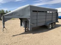    17 ft 6 In. T/A Gooseneck Stock Trailer