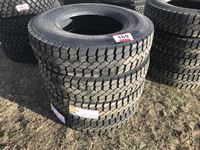    (4) Unused LongMarch LM302E 11R22.5 Drive Tires