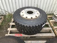    (2) Unused Recap 11R24.5 Drive Tires