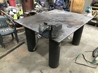  Custombuilt  5 Ft x 4 Ft Steel Welding Table