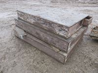    (3) Bottom of Pickup Box Wooden Storage Bins