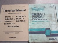    (10) Hitachi Service & Parts manuals