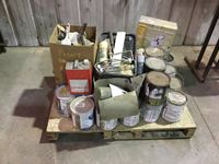    Pallet of Painting Supplies