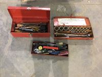    3/4" Socket Set & Small Tool Box with Tools