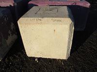    Large Cement Barrier Blocks