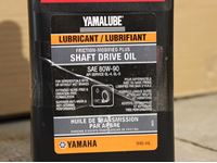    (2) Yamalube Shaft Drive 80W-90 Oil