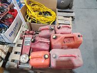    Misc Jerry Cans, Extension Cords, Car Jack