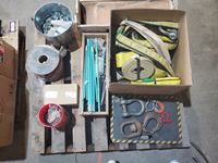    Tie Down Straps, C-Clamps, Rebar Pins, Misc Bolts, Misc Nails