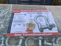    Package of Greatbear Screw Pin Anchor Shackles