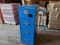    Upright 4 Drawer Fire Safe Filing Cabinet