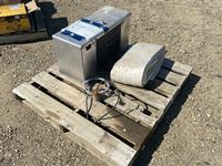    Unused Low Profile Unit Cooler, Big Tow Strap & Water Heater