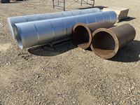    (2) 24" x 12 ft Aeration Tubes with Hopper Inserts