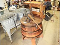    Wooden Hand Operated Wringer  Washer