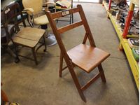    Folding Wood Chair