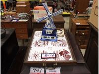   Tile Tray w/ Lighted Wind Mill