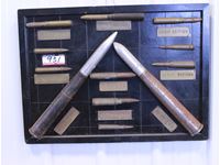    Display Board With Large Military Shells