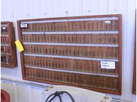    Display Case of Bullets