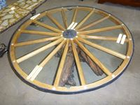    Wagon Wheel Coffee Table
