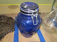    (2) Kobalt Blue Glass Vases