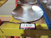    (2) Metal Plates & (1) Metal Bowl