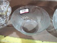    Glass Punch Bowl