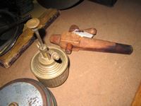    Wooden Spigot for Wooden Barrel, Oil Can & Clock