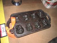    Cast Iron Chocolate Mold