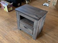   Trinell Nightstand With Rustic Finish