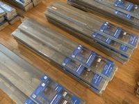    (7) Packages Heritage Series Solid Wood Grey Shiplap Boards