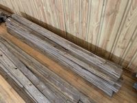    8 Ft x 3 1/4 In. x 3/8 In. Solid Wood Brown Shiplap Boards