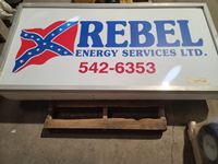    Rebel Energy Services Sign